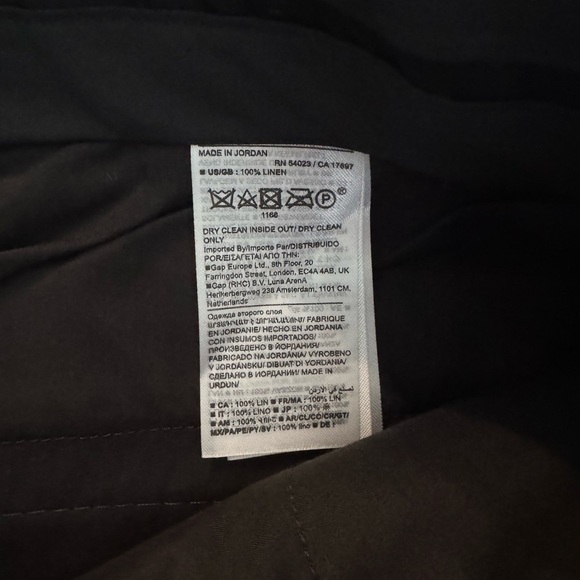 Banana Republic NWT PALMA STRAIGHT-LEG LINEN PANT Size 6 - Picture 11 of 11